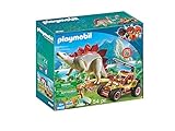 PLAYMOBIL Dinos 9432 Vehículo Explorador con Estegosaurio y...