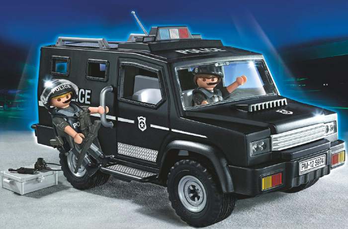 coche policia playmobil